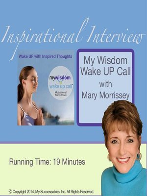 cover image of My Wisdom Wake UP Call